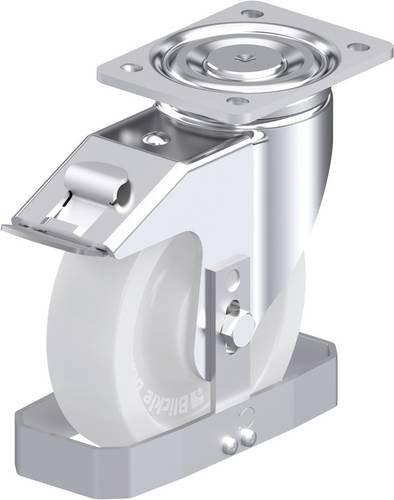 Blickle Stahlblech-Lenkrolle LH-SPO 175G-FI-FS in Weiß mit 175 mm Rad-Durchmesser und 900 kg Tragfähigkeit - Bild 1