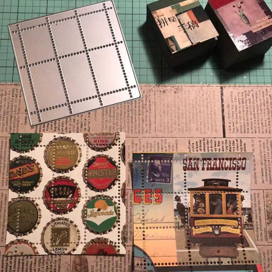 Metall Stempelrahmen und Stanzform Schablone für DIY Scrapbooking und Papierprägung - Bild 2