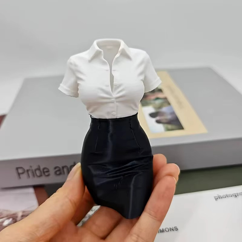 Stifthalter in Sekretär-Form als Mehrzweckregal für Schreibwaren und Dekoration, Weiß, 3D-gedruckt - Bild 2