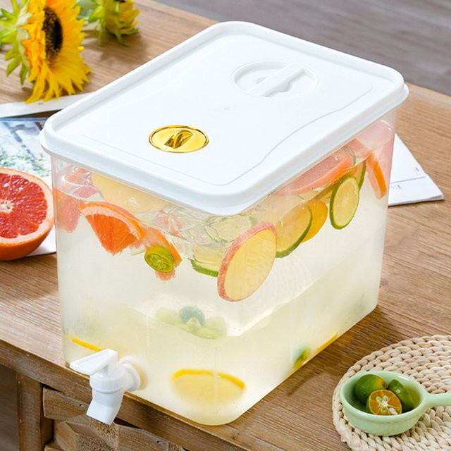 APWIKOGER Getränkespender mit Deckel und Zapfen, temperaturbeständig, 3,5 l / 5 l / 10 l - Bild 1