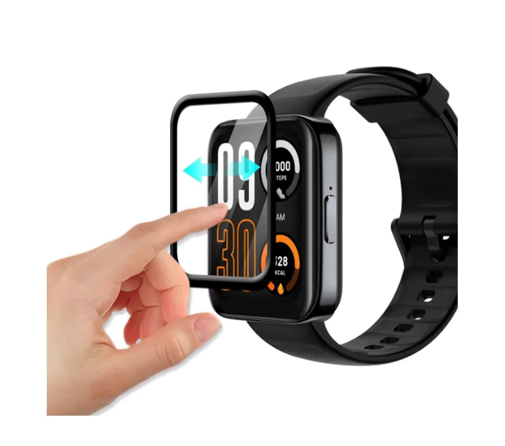 Realme Displayschutzfolie, Silikon, Schwarz, Unisex - Bild 4