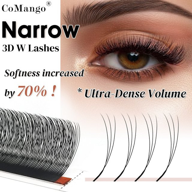 CoMango Wimpernverlängerungen, schwarz, natürlich - Bild 1