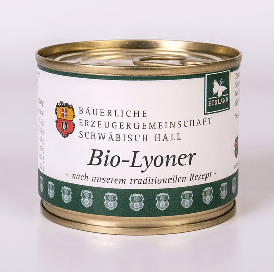 Bäuerliche Erzeugergemeinschaft Schwäbisch Hall Bio-Lyoner 200 g - Bild 1