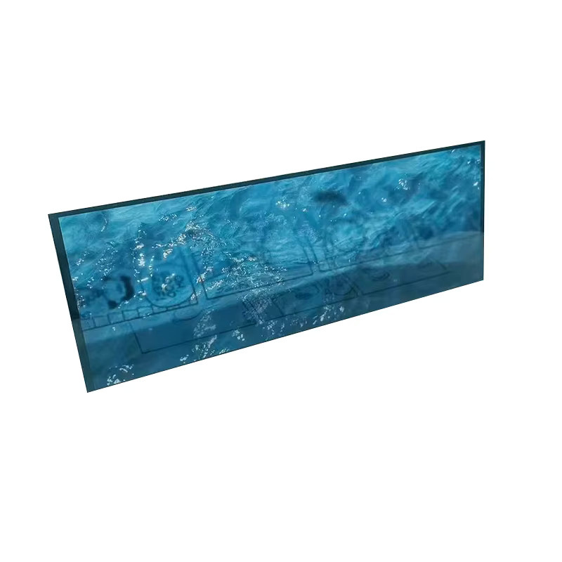 Transparentes Acryl-Lesezeichen im Meeres-Design in Blau - Bild 5
