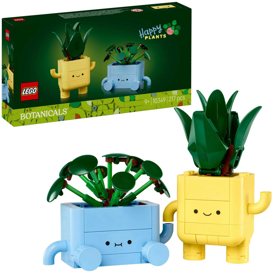 LEGO Botanicals 10349 Fröhliche Pflanzen Dekoration in Mehrfarbig, Gelb und Blau - Bild 3