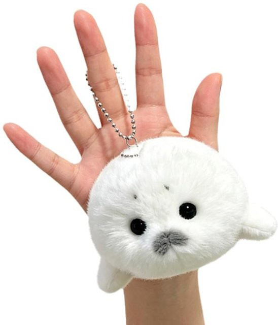 Linyi toy Seehund Plüsch Schlüsselanhänger weiß 1-teiliges Set - Bild 1