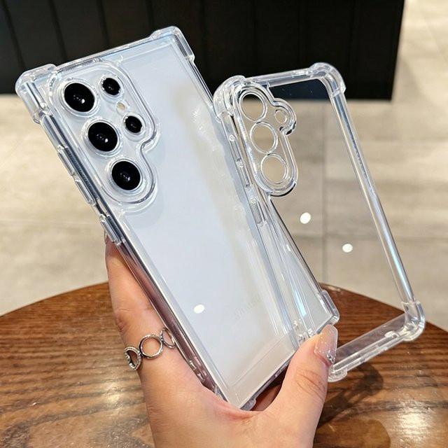 Transparente stoßfeste Soft-Hülle für Samsung Galaxy S26 S25 S24 S23 S22 S21 Ultra Plus S25 Edge A34 A33 A54 A53 5G - Bild 1