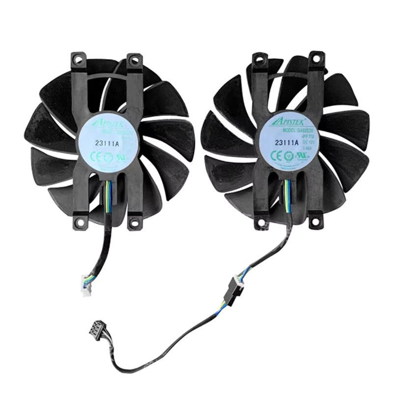 ZOTAC Ersatz-Grafikkartenlüfter für RTX 4060 4060Ti 4070 Twin Edge OC, 88 mm, 4-Pin, Schwarz - Bild 3