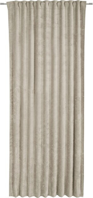 Mömax Fertigvorhang Casper in Sand, blickdicht, Chenille-Polyester, Breite: 140 cm, Höhe: 245 cm - Bild 1