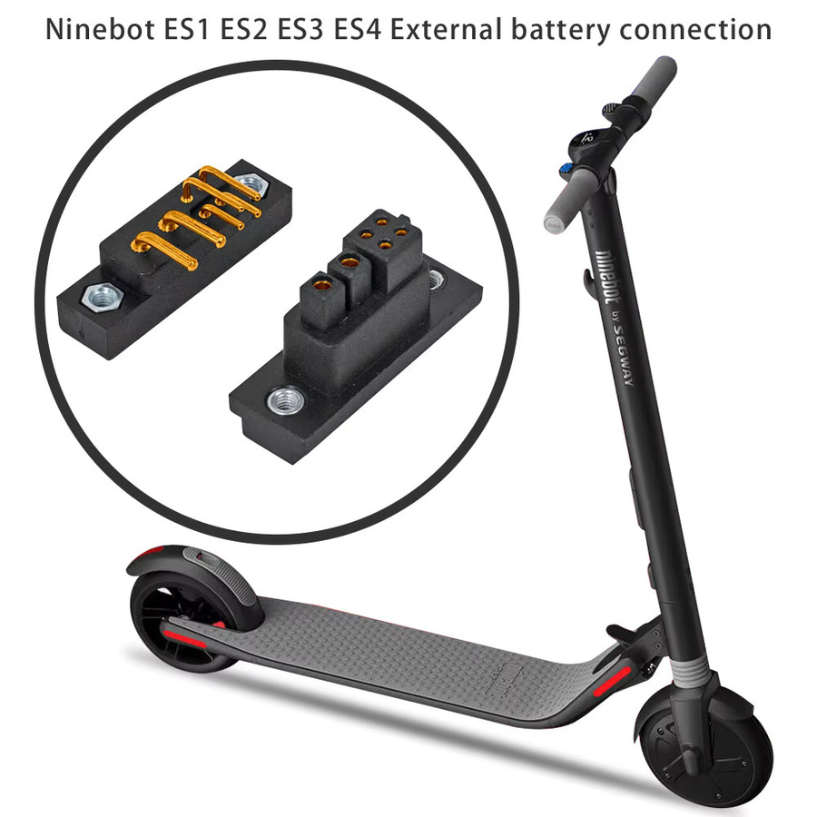 Ninebot Dashboard Control Board mit Outlet Buchse für ES1 ES2 ES3 ES4 Roller zur externen Batterie Verbindung in Schwarz oder Weiß - Bild 3