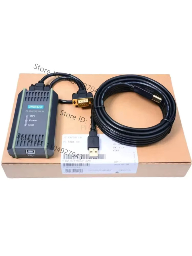 Siemens PC-Adapter USB A2-Kabel für S7-200/300/400 PLC DP PPI MPI Profibus 6GK 1571-0BA00-0AA0 Schwarz - Bild 3