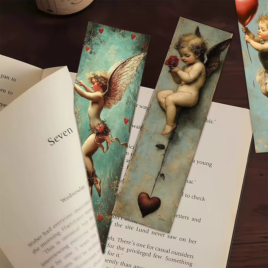 32 Stück Amor-Lesezeichen aus Papier in Multicolour für Buchliebhaber und Lehrer - Bild 6