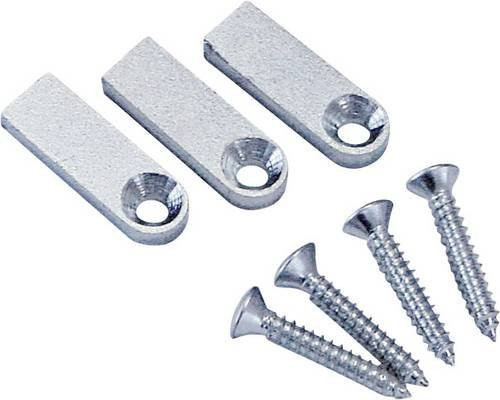 Bachmann Kabelführungs-Befestigungs-Kit 930.065 aus Stahl in Silber mit Schrauben - Bild 1