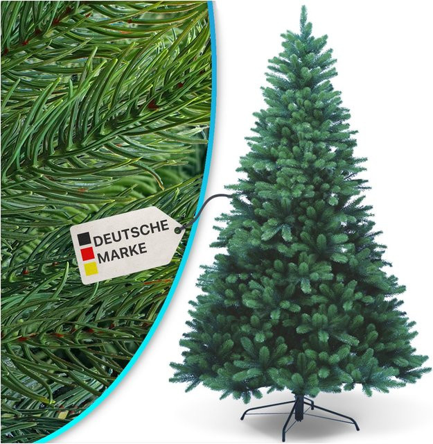 NYVI Xmas Premium Künstlicher Weihnachtsbaum aus Voll-PE in Grün, Höhe: 240 cm - Bild 1