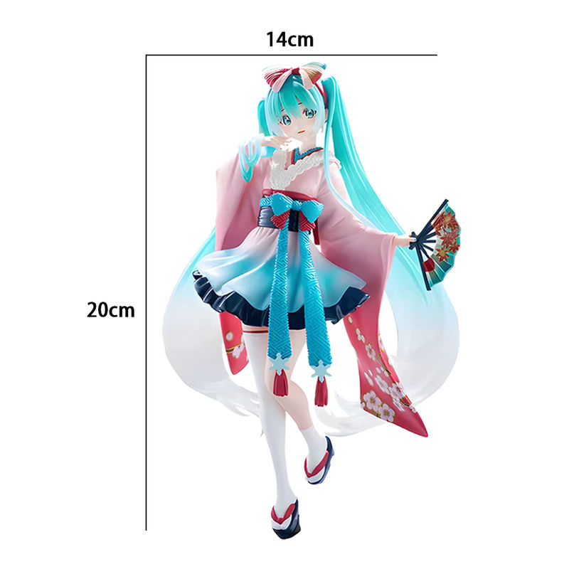 Bandai Hatsune Miku Tenitol Neo Tokyo Serie Kimono Sammlerfigur, mehrfarbig, Höhe: 20 cm - Bild 6