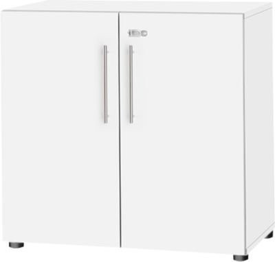 Schäfer Shop Select Schrank Start Off mit 2 Türen, abschließbar, weiß, B/T/H: 80,0 x 42,0 x 78,8 cm - Bild 1