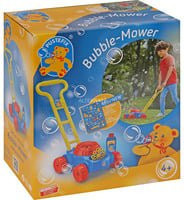 Pustefix Bubble-Mower Rasenmäher mit Seifenblasen in Blau/Rot - Bild 1