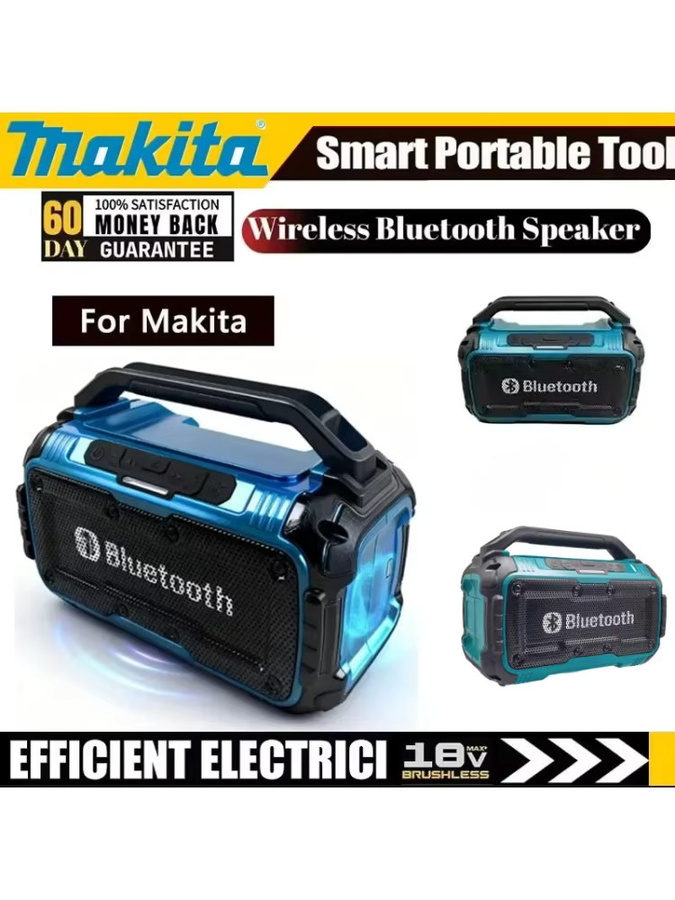Makita Bluetooth-Lautsprecher mit USB-C-Anschluss und Stereo-Surround-Funktion in wasserdichter Ausführung - Bild 6