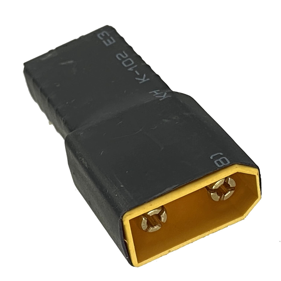 XT90 auf TRX Traxxas Buchse Adapter für Batteriekabel, Schwarz, 1 Stück - Bild 2