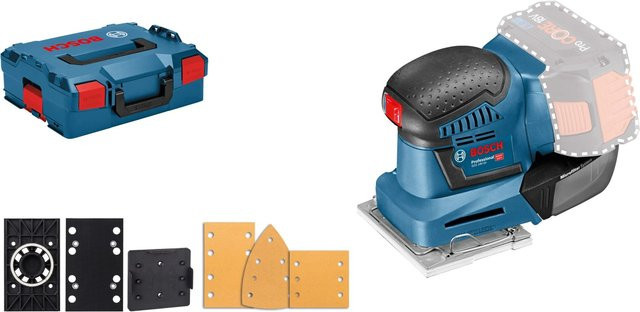 Bosch Professional Akku-Schwingschleifer GSS 18V-10 Solo in Blau - Bild 2