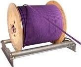 LogiLink Kabeltrommel-Abroller aus Stahl in Lila, B/T/H: 60,0 x 40,0 x 10,0 cm - Bild 1
