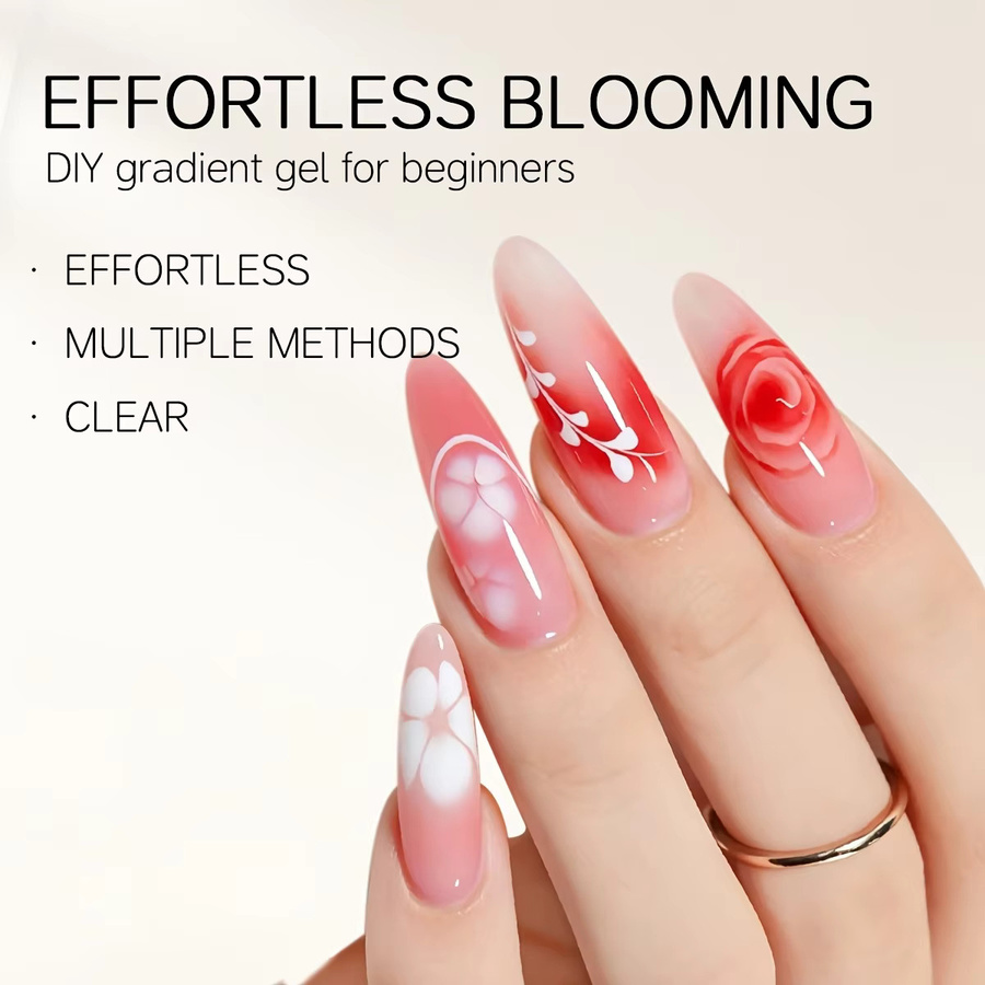 Four Lily Blossom Gel Nagellack, Transparent, 10 ml - Bild 2