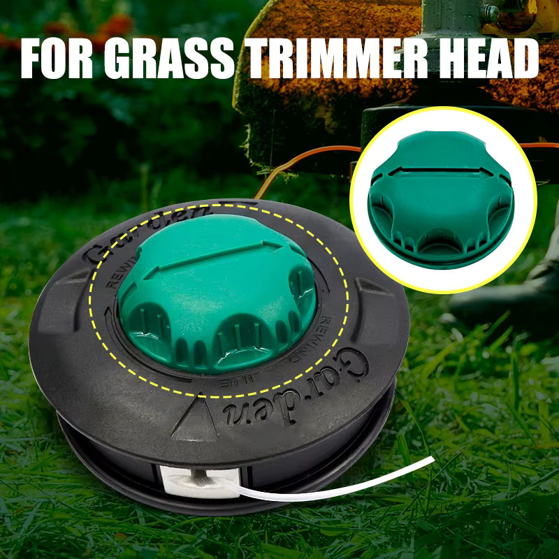 Xcan Universal Bump Trimmerkopf aus Aluminium in Schwarz für BC380T BC400S BC400T BC430S BC241S Rasentrimmer und Grasschneider - Bild 2