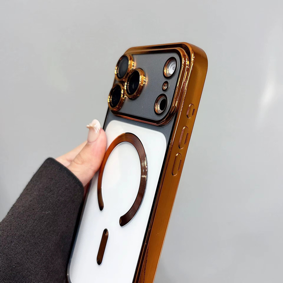 MagSafe Kompatible Magnetische TPU Soft Case Schutzhülle für Apple iPhone 17 16 15 14 13 12 11 Pro Max Plus in Transparent oder Schwarz - Bild 4