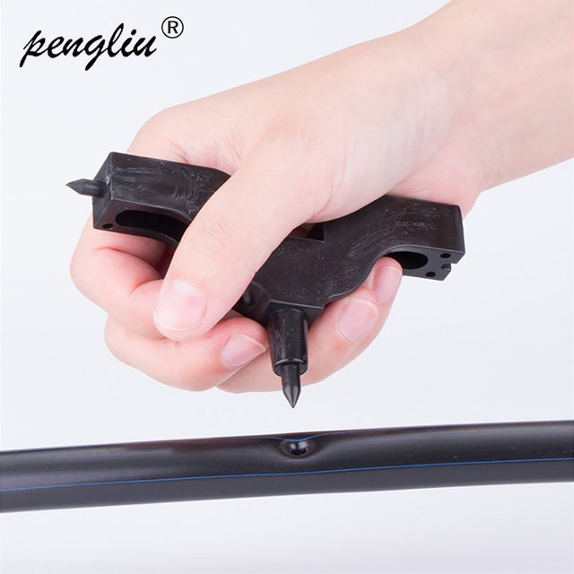 Pengliu 2er-Set Mikrobewässerungssystem-Werkzeug mit Schlauchlocher für 3 mm und 4 mm Schläuche und 1/4 Zoll Anschluss - Bild 1