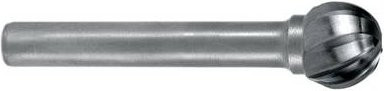 Exact 72292 Frässtift Hartmetall Kugel in Silber mit 6 mm Schaftdurchmesser und 56 mm Länge - Bild 1