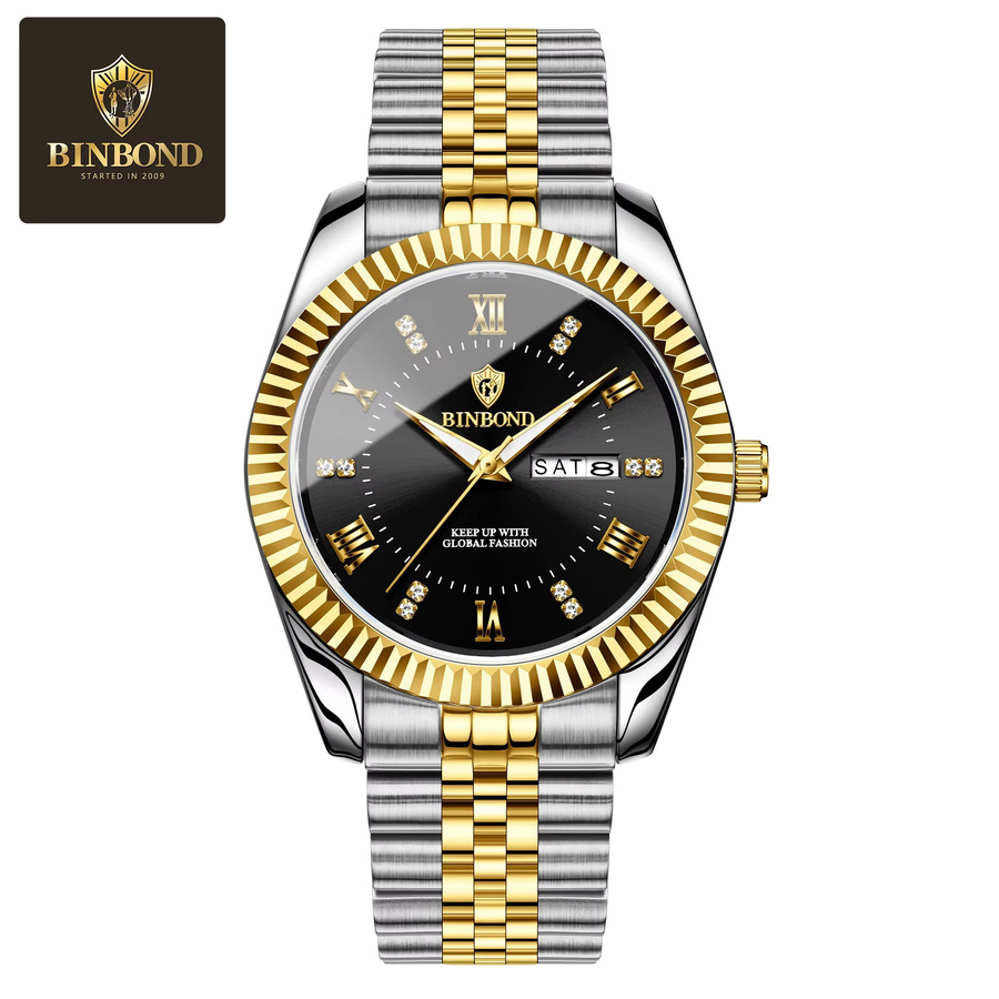 BINBOND Armbanduhr, Quarz, Edelstahl, Herren - Bild 7