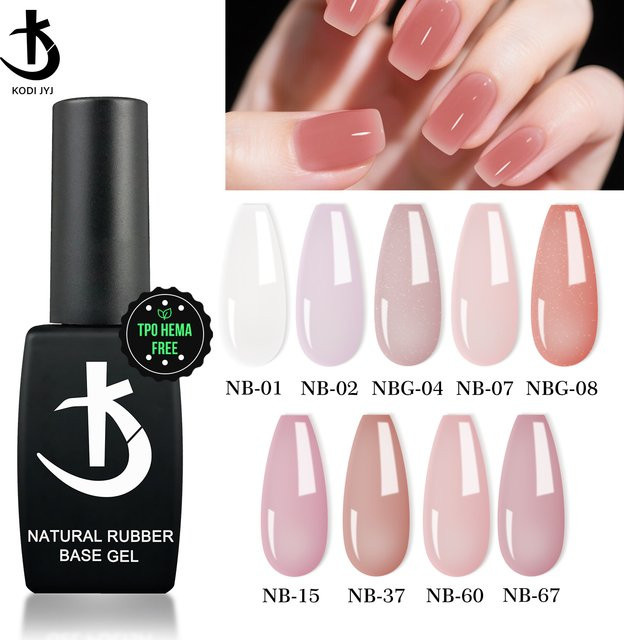 KODI JYJ Basisgel Naturkautschuk, Nude, 12 ml - Bild 1