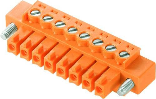 Weidmüller Buchsengehäuse-Kabel BC/SC in Orange mit 8 Polen und 3,81 mm Rastermaß, 50 Stück - Bild 1