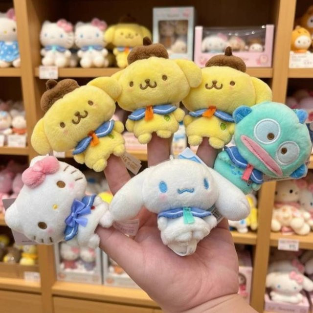 Sanrio Fingerplüschpuppe, Plüsch / Textil, Bunt / Mehrfarbig - Bild 1