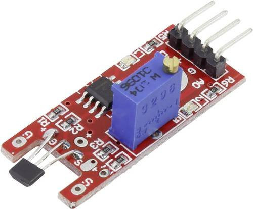 Iduino Hallsensor in Rot passend für Arduino Einplatinen-Computer - Bild 1