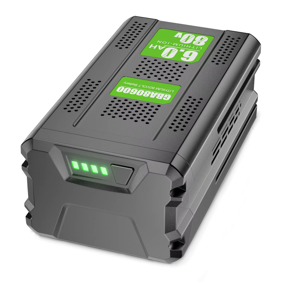 Bonacell Ersatzakku 6000 mAh Li-Ion 80 V für Greenworks GBA80600 GBA80250 GBA80300 GBA80200 Rasenmäher und Elektrowerkzeuge in Schwarz-Lila - Bild 5