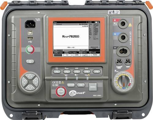 Sonel MIC-10k1 Isolationsmessgerät in Grau, kalibriert nach ISO, Messbereiche 50 V bis 10000 V, bis 40 TΩ - Bild 1