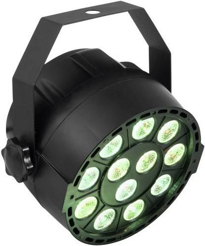 Eurolite 42110193 DMX LED-Effektstrahler in Schwarz mit 12 RGB LEDs - Bild 1
