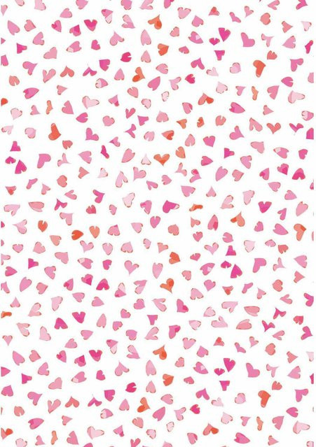 Marpa Jansen Fotokarton tanzende Herzen in Rosa und Pink, B x H: 50 x 70 cm, 300 g/m² - Bild 1