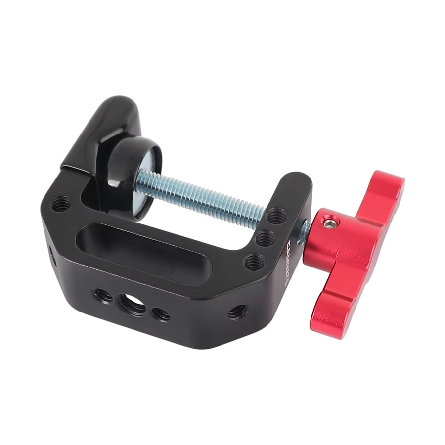 CAMVATE Universal C-Clamp Mount Kamera Schreibtisch-Klemme in Schwarz mit 1/4 und 3/8 Zoll Gewinde für Kamera, Monitor und Videolicht - Bild 3