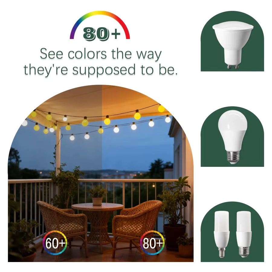 8er Set Derec LED Bunte Glühbirnen RGB Beleuchtung für E14 und E27 Fassungen - Bild 5