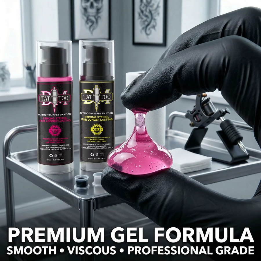 DMTATTOO Tattoo-Schablonen-Transfergel, 100 ml/250 ml - Bild 2