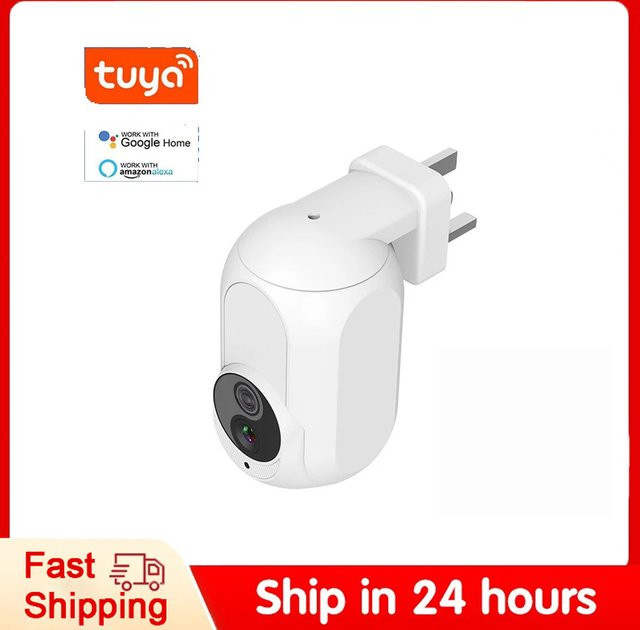 Timethinker A20 Smart WLAN Kamera mit 360 Grad Überwachung, 1080P Full HD, Nachtsicht und LED-Lampe in Weiß - Bild 1
