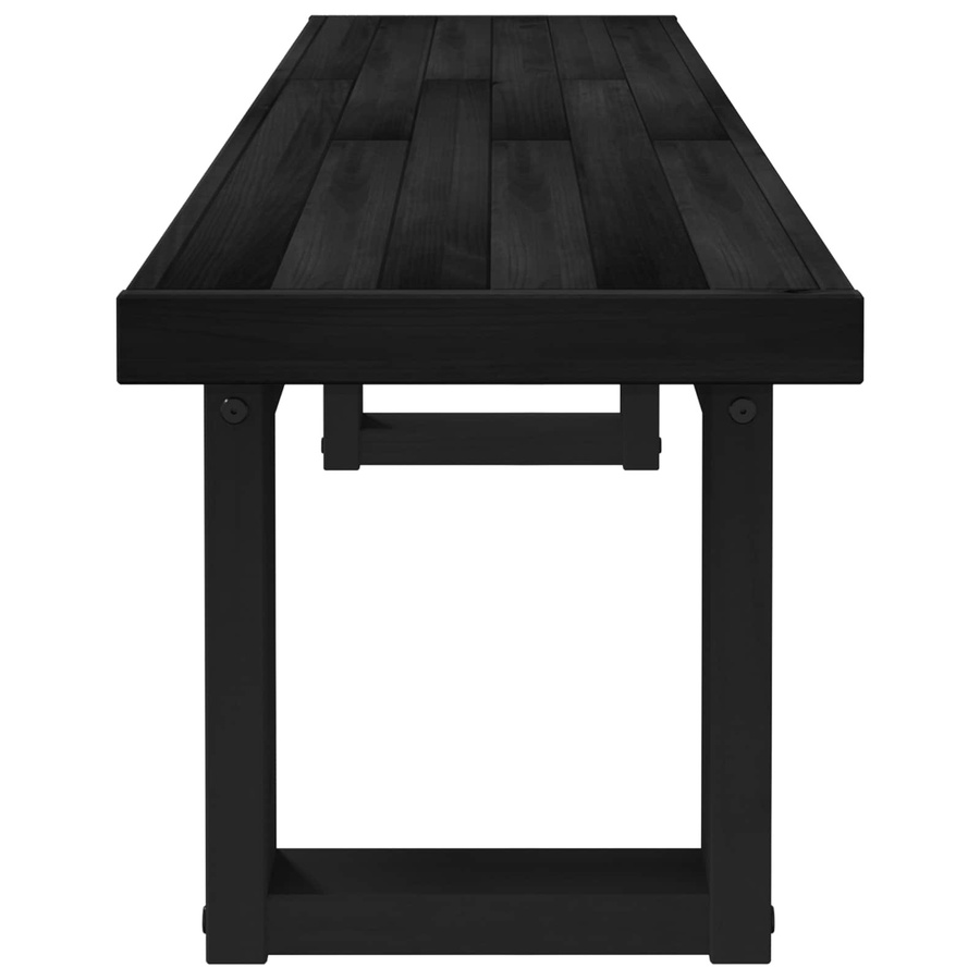 NOAIN Esstischbank aus Massivholz Kiefer in rustikalem Design, B/T/H: 180 x 41 x 45 cm - Bild 3