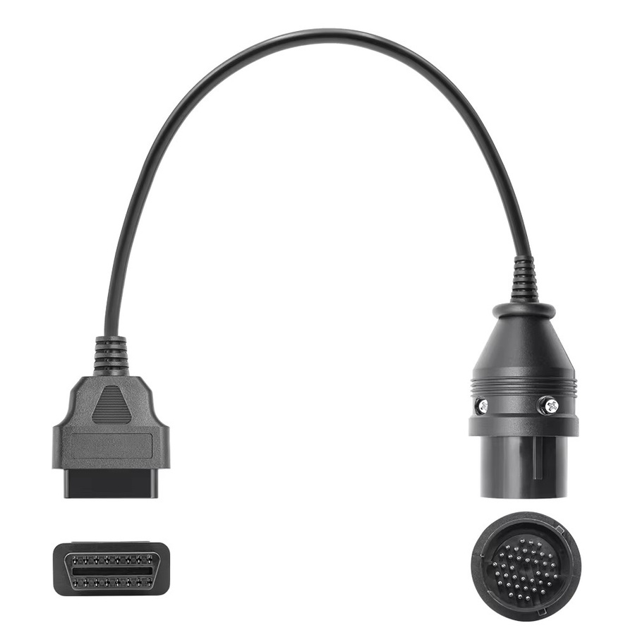 OBD Diagnose Verlängerungskabel von Benz OBD 14Pin/38Pin auf OBD2 16Pin für Auto Scanner Stecker in Schwarz - Bild 2