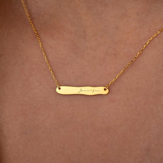 BAUTOBVC Halskette Edelstahl, personalisiert, Unisex - Bild 1
