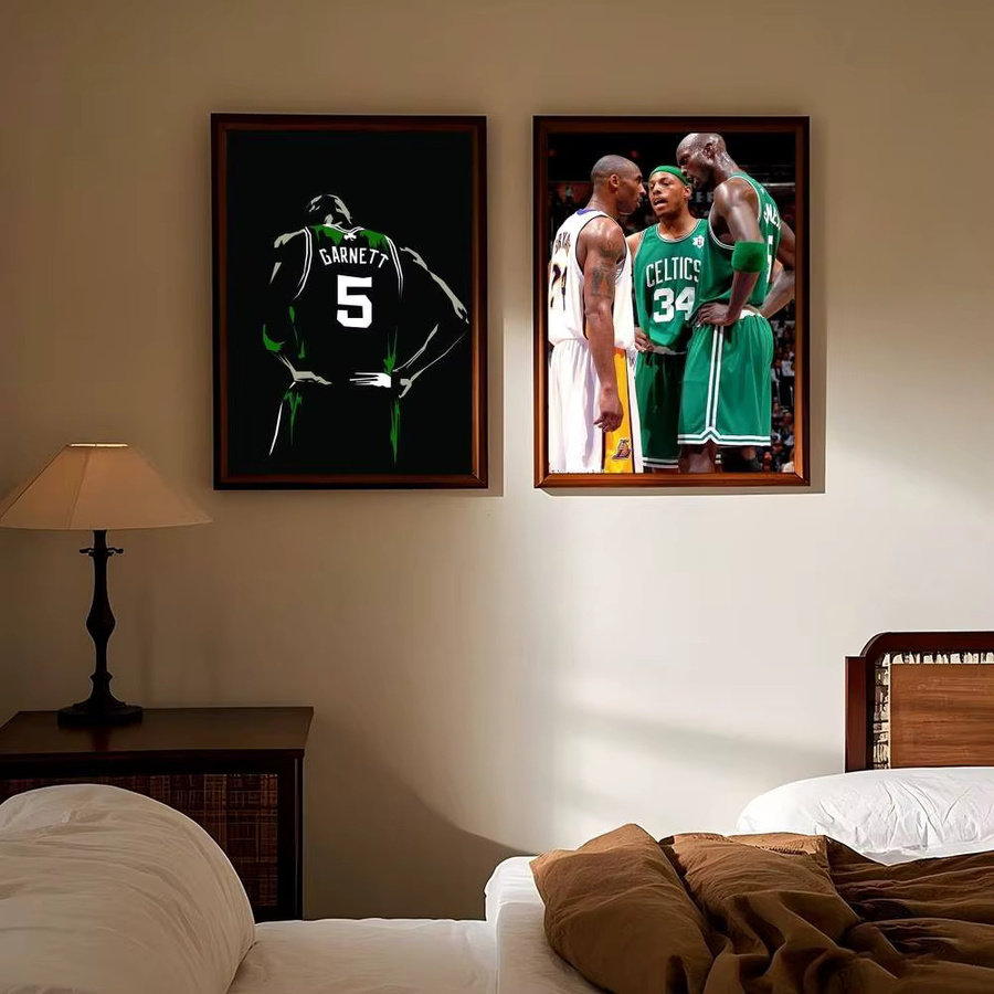 Kayou K-Kevin G-Garnett Poster, selbstklebender und wasserfester Kunstdruck in Mehrfarbig, abstrakte Wanddekoration für Café, Bar oder Zimmer - Bild 5