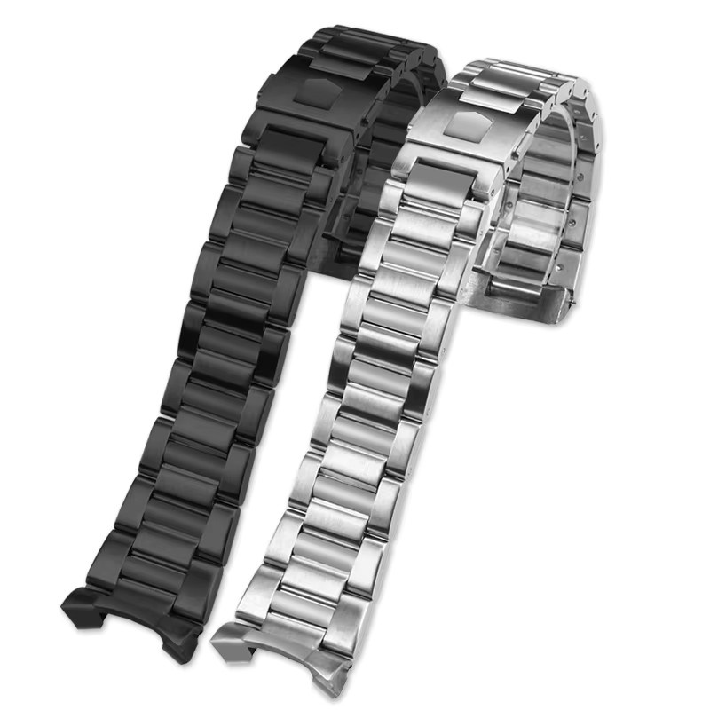 Carrera Uhrenarmband Edelstahl, Schwarz, 22mm, 24mm - Bild 2