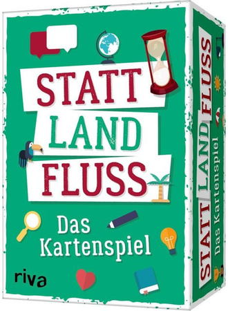 riva Verlag Statt Land Fluss, Kartenspiel, Familienspiel, ab 12 Jahre