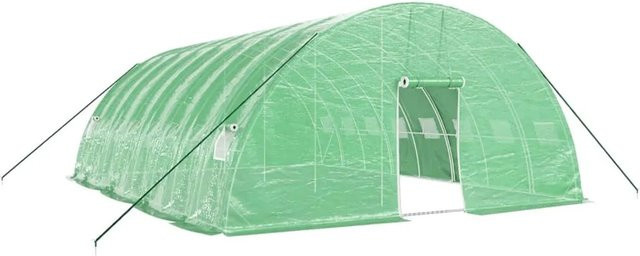 Furnicato Gewächshaus mit Stahlrahmen in Grün, Fläche: 48 m², H x B x T: 2,85 x 8 x 6 m - Bild 1